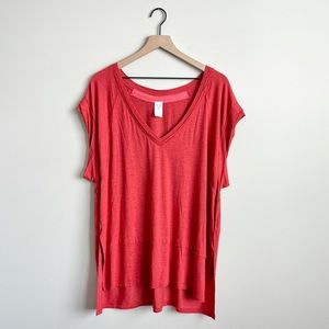 New We The Free Red Tunic Top